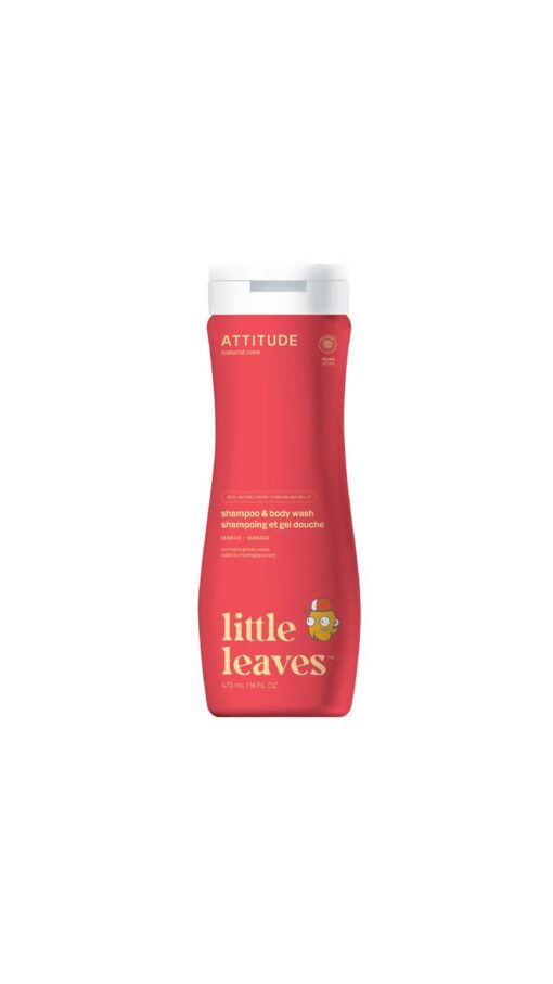 LittleLeave-Shampoo&BodyWash-Mango Attitude Little Leaves Shampoo & Body Wash (473ml) - Mango