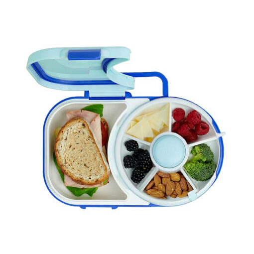 Lunchbox-Blue2 GoBe 2-in-1 Lunchbox - Macaron Blue