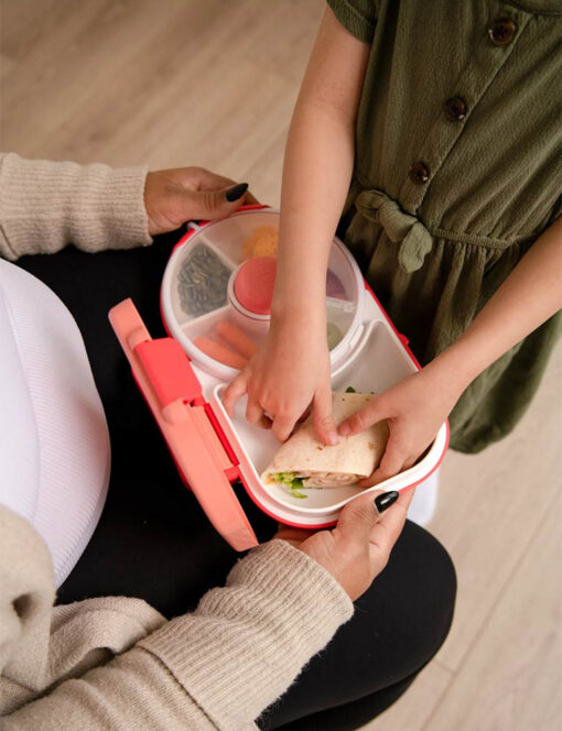Lunchbox-Coral3 GoBe 2-in-1 Lunchbox - Pink