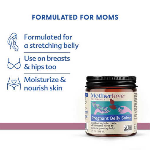 PregnantBellySlave2 Motherlove Pregnant Belly Salve Balm