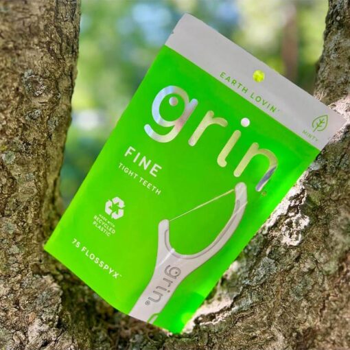 Grin Fine Tight Teeth - 75 Floss Picks Grin Fine Tight Teeth - 75 Floss Picks