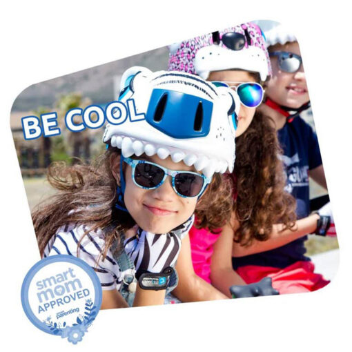 Crazy Safety Tiger Bicycle Helmet - White Crazy Safety Tiger Bicycle Helmet - White