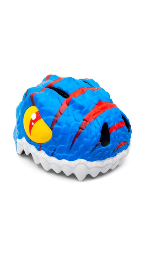 Crazy Safety Dino Bicycle Helmet - Blue