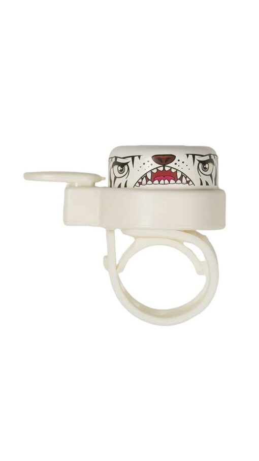 Crazy Safety Kids Bicycle Bell - White Tiger Crazy Safety Kids Bicycle Bell - White Tiger