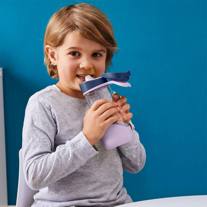 B.Box Sport Spout Bottle 450ml - Indigo Rose