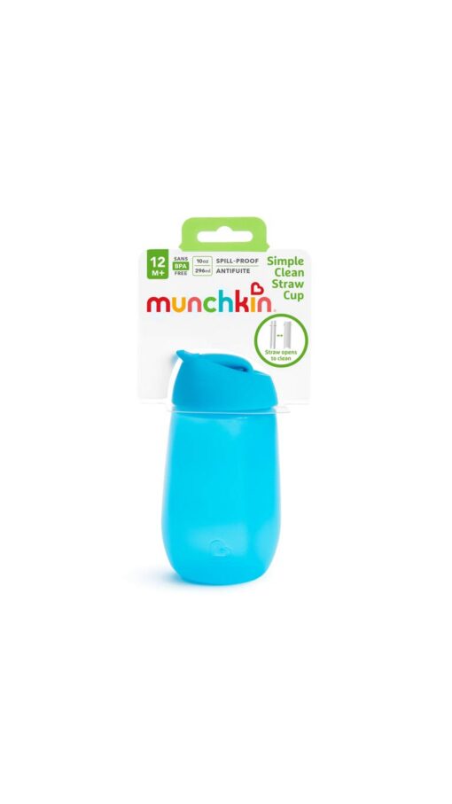 Munchkin-Simple-Clean-Spill-Proof-Straw-Cup-Blue-(12m+)---296ml Munchkin-Simple-Clean-Spill-Proof-Straw-Cup-Blue-(12m+)---296ml