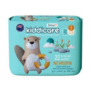 Kiddicare Size 1 (Upto 5kg) Newborn Ultra Dry Nappies - 22 Nappies