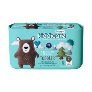 Kiddicare Size 4 (10-14kg) Toddler Ultra Dry Nappies - 16 Nappies