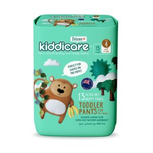 Kiddicare Size 4 (10-14kg) Toddler Ultra Dry Nappy Pants - 13 Nappy Pants