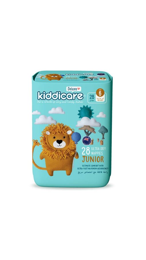 Kiddicare-Size-6-(For-16kg+)-Junior-Ultra-Dry-Nappies-28-Nappies Kiddicare Size 6 (For 16kg+) Junior Ultra Dry Nappies - 28 Nappies