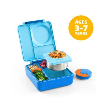 OmieBox Insulated Hot & Cold Bento Box - Blue Sky