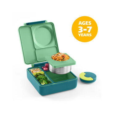 OmieBox Insulated Hot & Cold Bento Box - Green Meadow