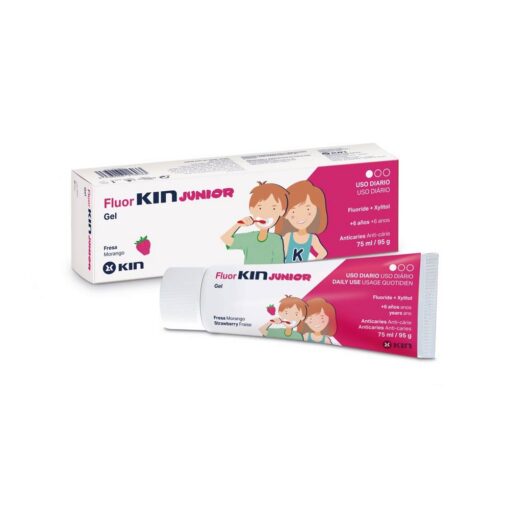 Fluor Kin Junior Gel Toothpaste Strawberry 6+Years - 95g