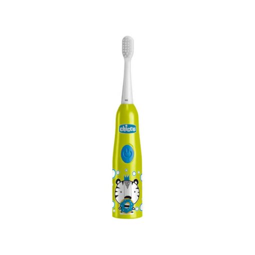 Chicco-ElectricToothbrush-Green02 Chicco Electric Toothbrush Tiger 3+ Years - Green