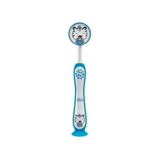 Chicco-Toothbrush-Tiger-Blue02 Chicco Toothbrush Tiger 3-6 Years - Blue