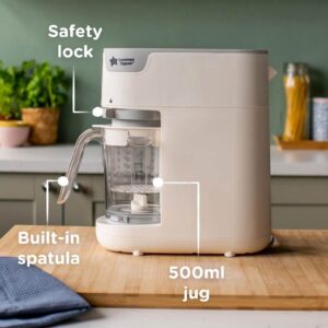 Tommee Tippee Quick Cook 6-in-1 Food Maker - White