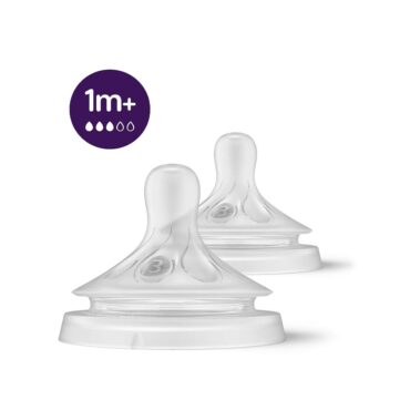 Philips Avent Natural Response Flow 3 Teats (1m+) - 2 Pcs