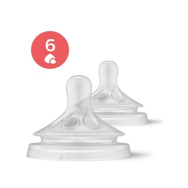 Philips Avent Natural Response Flow 6 Teats (6m+) - 2 Pcs