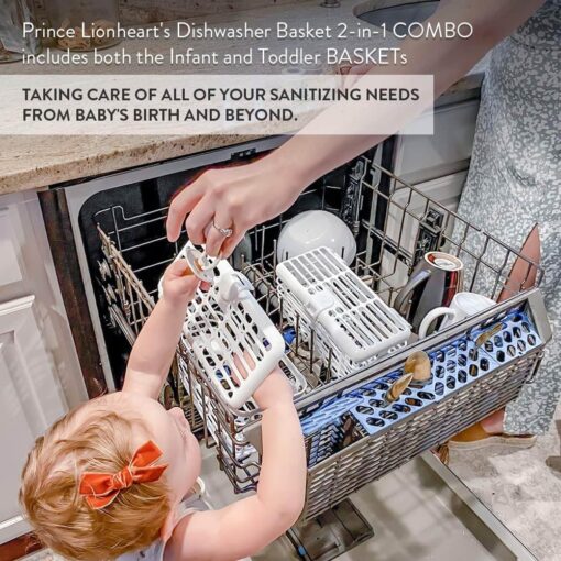 Prince Lionheart 2-In-1 Dishwasher Basket Combo Prince Lionheart 2-In-1 Dishwasher Basket Combo
