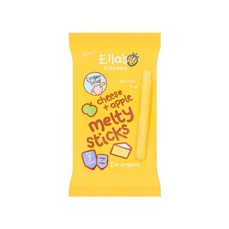 Ella's Kitchen Organic Baby Snack (7m+) 16g - Cheese & Apple Melty Sticks