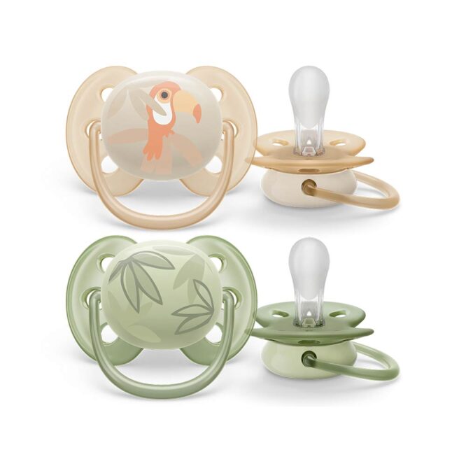 Philips Avent Ultra Soft Pacifiers 0-6m Toucan 2 Pcs