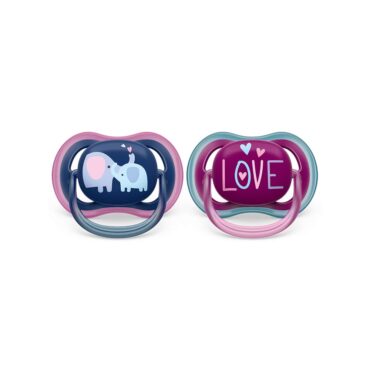 Philips Avent Ultra Air Pacifiers (18m+) Girl - 2 Pcs