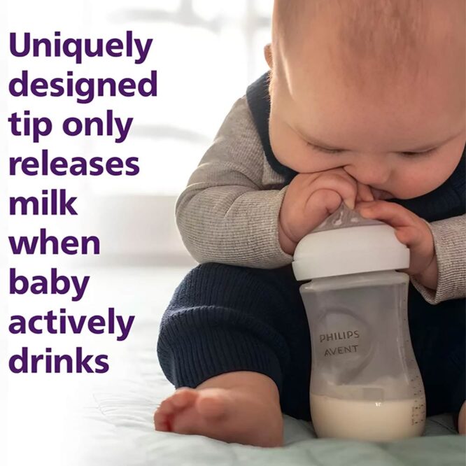 Philips Avent Natural Response Baby Bottle Set (0m+) 125ml - 2 Pcs