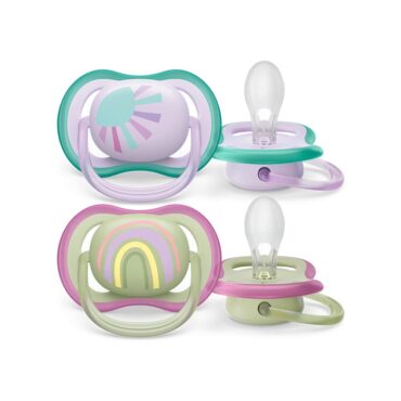 Philips Avent Ultra Air Pacifiers (0-6m) Rainbow - 2 Pcs