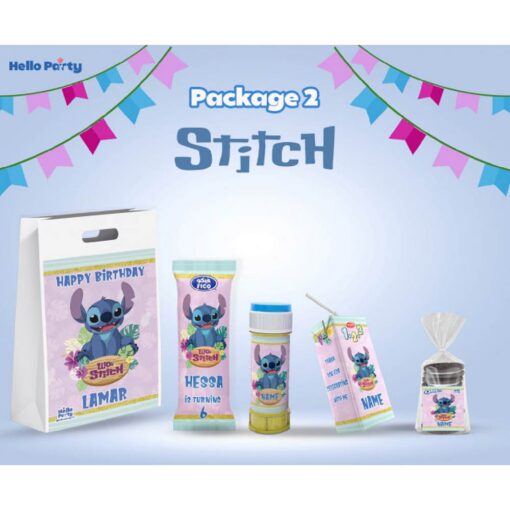 Stitch02 Hello Party Stitch Package 2 - For 5 Kids