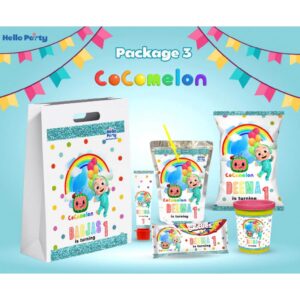 Hello Party Cocomelon Package 3 - For 5 Kids