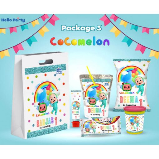 Cocomelon3 Hello Party Cocomelon Package 3 - For 5 Kids