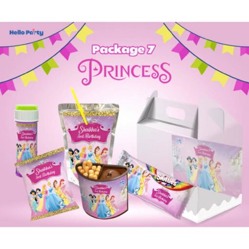 Princess7 Hello Party Princess Package 7 - For 5 Kids