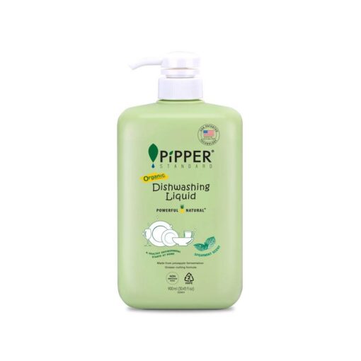 Pipper Natural Dishwashing Liquid Spearmint Scent 900ml