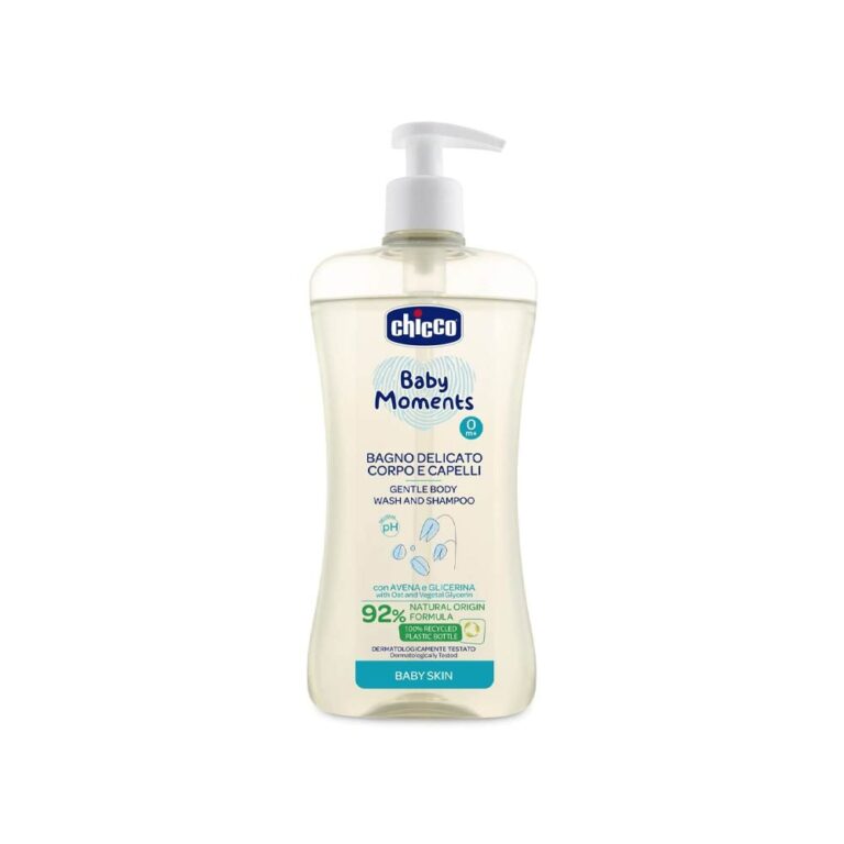 Chicco Baby Moments Gentle Body Wash and Shampoo - 500ml