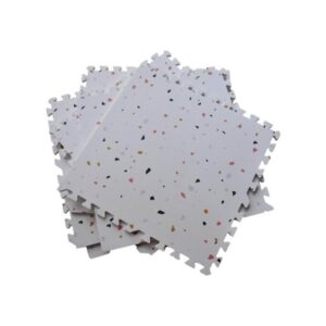 Tiny's Eva Play Mat Creamy White Terrazo (60x60cm) - 6 Pcs