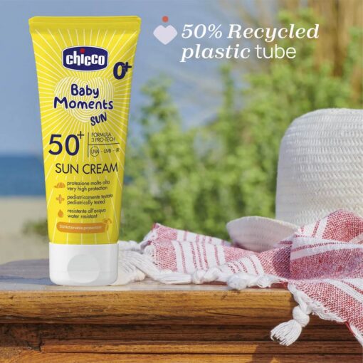 Chicco Baby Moments Sun Cream 50+ (0m+) - 75ml Chicco Baby Moments Sun Cream 50+ (0m+) - 75ml