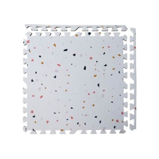 Tiny's Eva Play Mat Creamy White Terrazo (60x60cm) - 6 Pcs