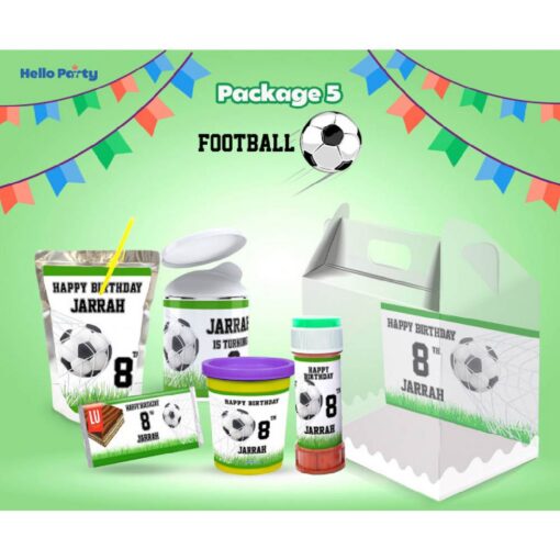 Hello Party Football Package 5 - For 5 Kids Hello Party Football Package 5 - For 5 Kids