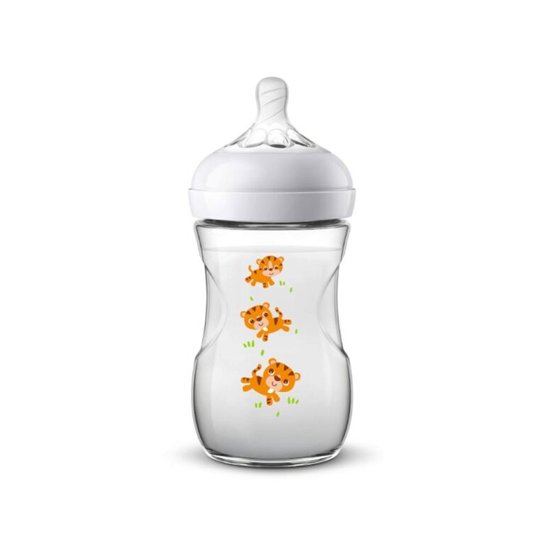 Philips Avent Natural Response Plastic Bottle (1m+) Tiger - 260ml