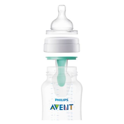 Philips Avent Anti-Colic AirFree Vent Bottle (0m+) - 125ml Philips Avent Anti-Colic AirFree Vent Bottle (0m+) - 125ml