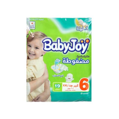 BabyJoy-Diapers-Size6-19Diapers BabyJoy Compressed Size 6 XXL (16-25kg) - 19 Diapers