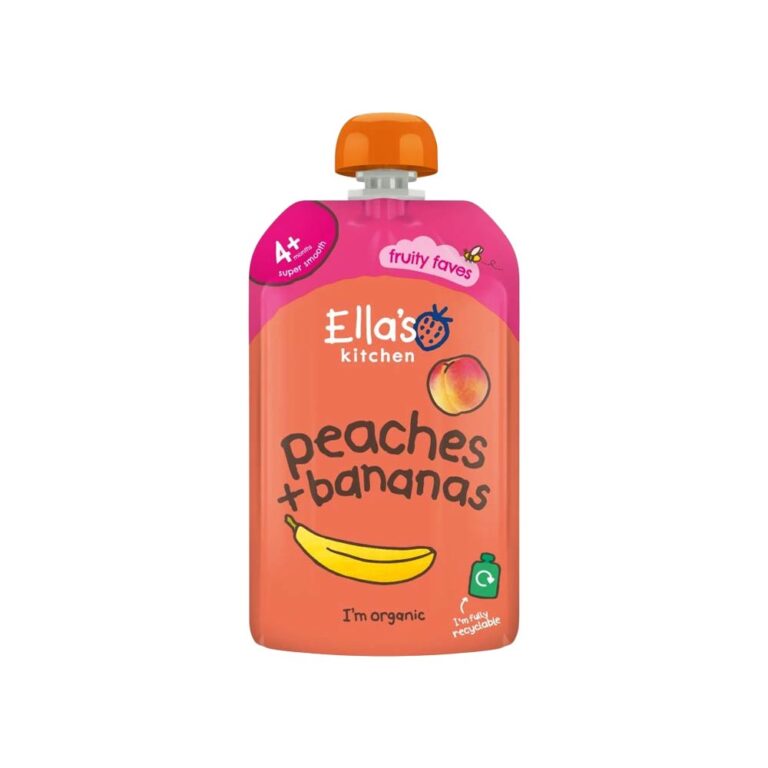 Ellas Kitchen Organic Puree 120g Peaches Bananas