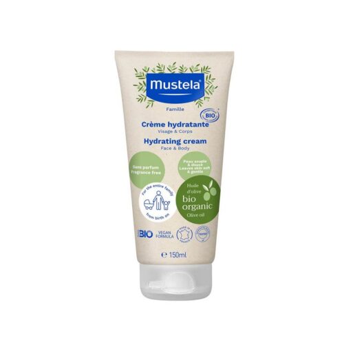 Mustela Organic Hydrating Cream for Face & Body - 150ml Mustela Organic Hydrating Cream for Face & Body - 150ml