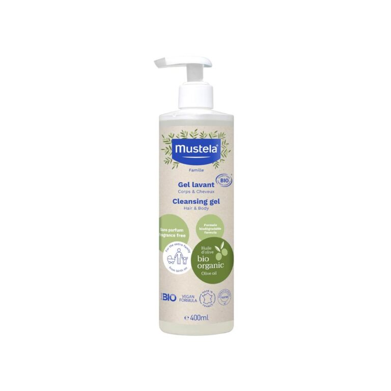 Mustela Organic Cleansing Gel for Hair & Body - 400ml