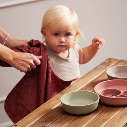 Filibabba Bib with Sleeves - Fall Flowers Filibabba Bib with Sleeves - Fall Flowers