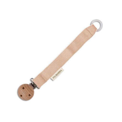 Filibabba-Pacifier-Holder-2Blush Filibabba Moments Pacifier Holder - Blush