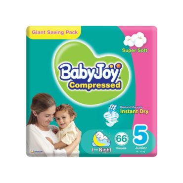 BabyJoy Compressed Size 5 (14-23kg) Junior - 66 Diapers