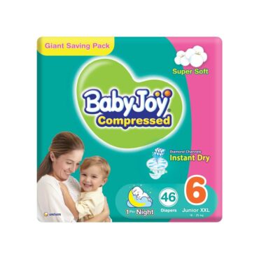 BabyJoy Compressed Size 6 (16-25kg) Junior XXL - 46 Diapers
