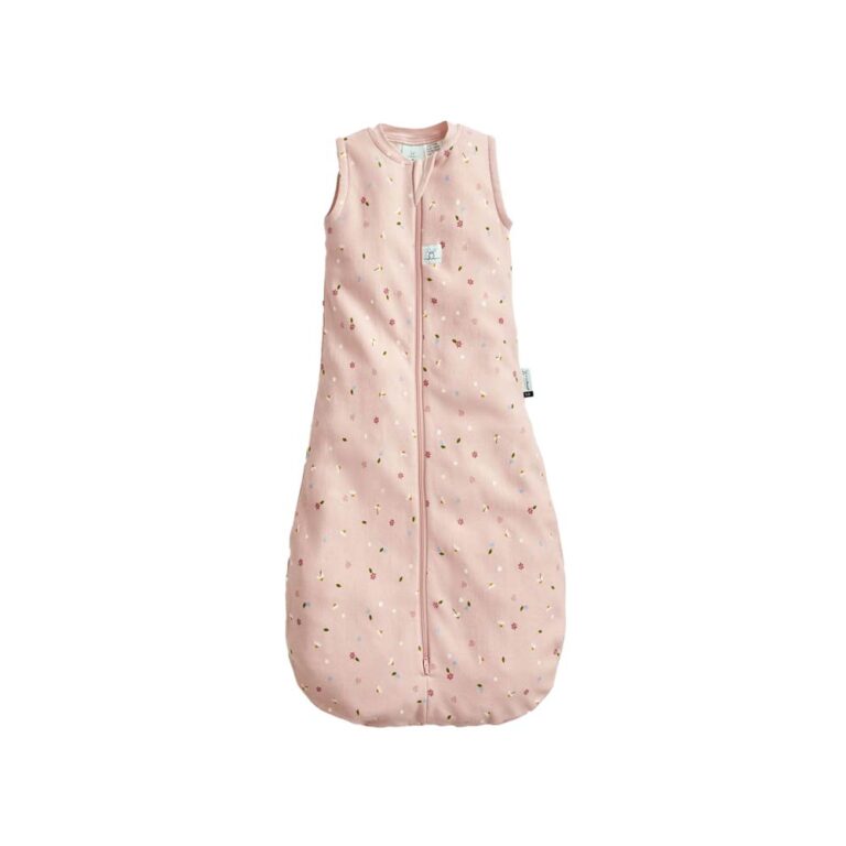 Ergopouch 1.0 TOG Jersey Sleeping Bag (3-12m) - Daisies Pink