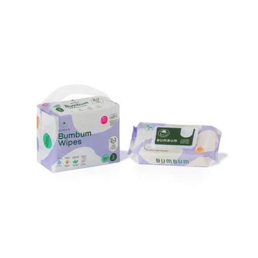 BumBum Wipes with Vitamin E - 180 Wipes